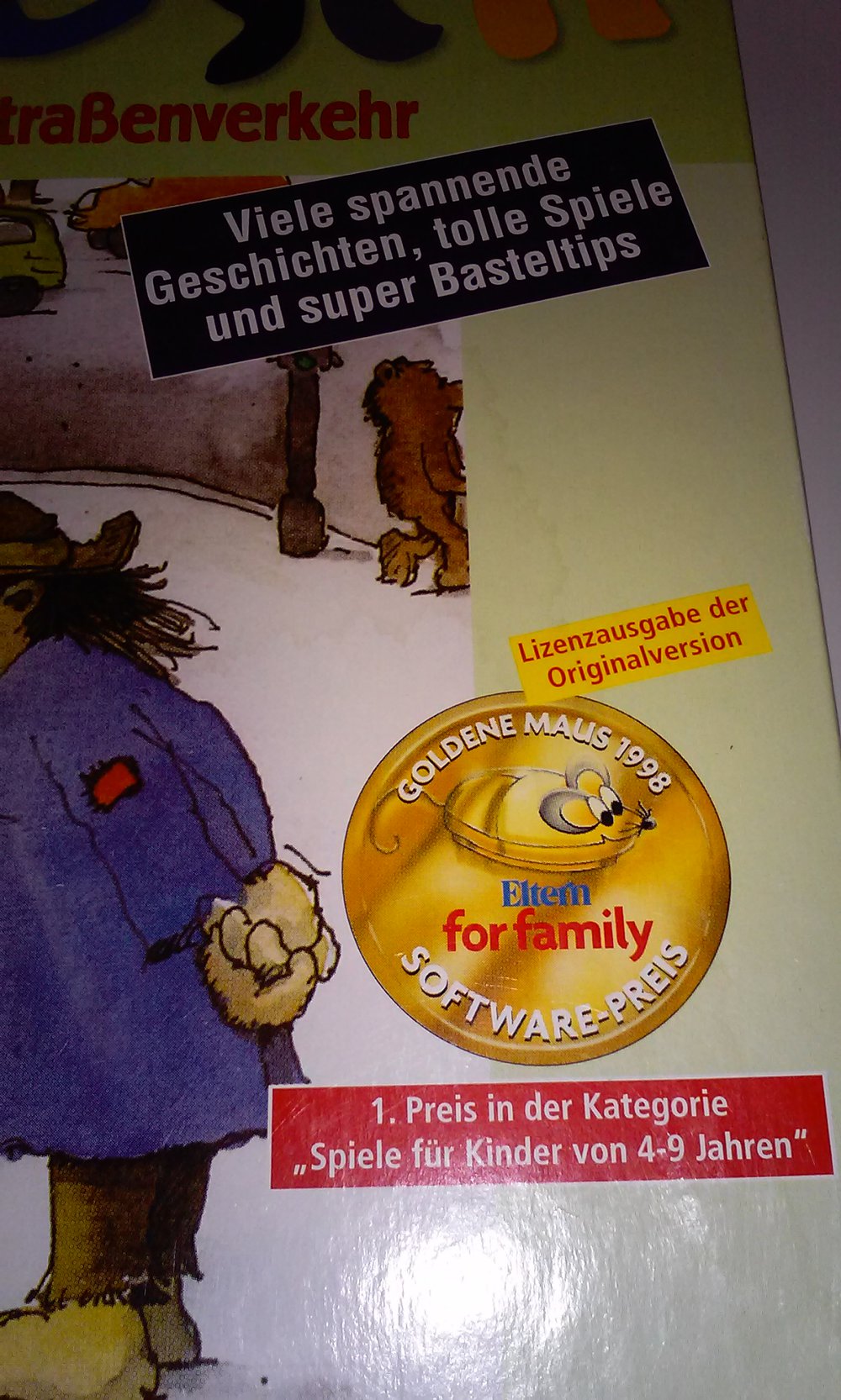  Janosch - Tiger und Bär im Straßenverkehr  Spielen Basteln Lernen  PC CD-Rom