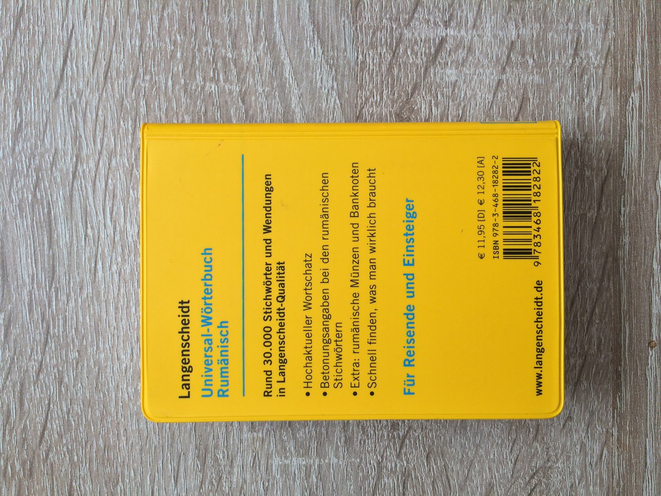 Langenscheidt Universal Wörterbuch Rumänisch-Deutsch, Deutsch-Rumänisch