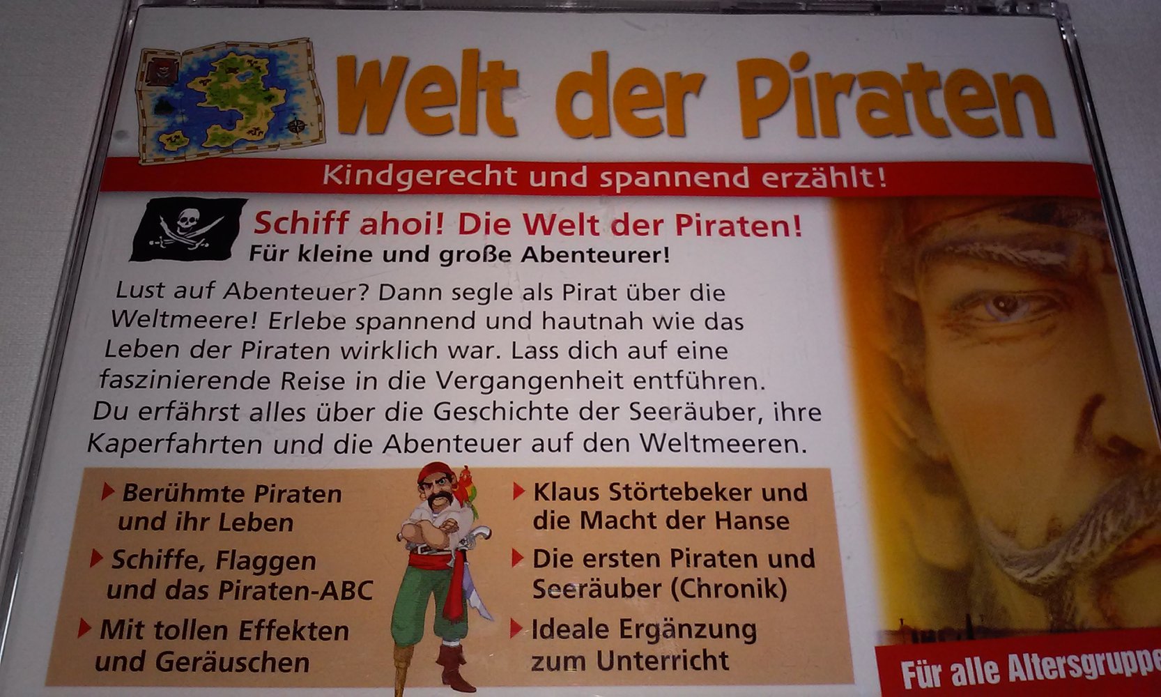 Welt der Piraten-Alles über Piraten,Kaperfahrten und Schätze  Abenteuer Mein Hörbuch Audio-CD