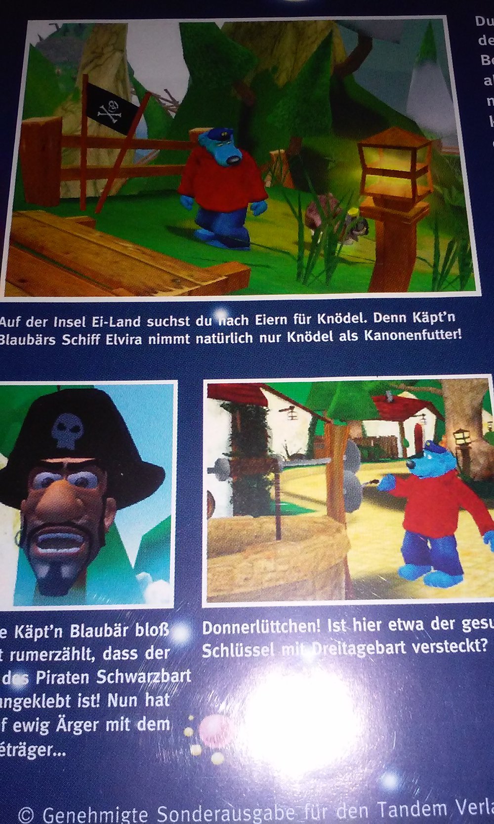 Käpt'n Blaubär - Bannig auf Zack! 3-D Adventure PC-Spiel CD-ROM