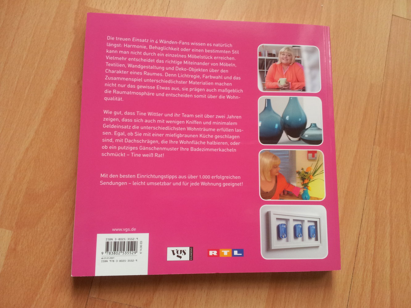 Buch - Einsatz in 4 Wänden - 1001 Wohnfühlideen - Deko, Farbe, Licht, Textilien