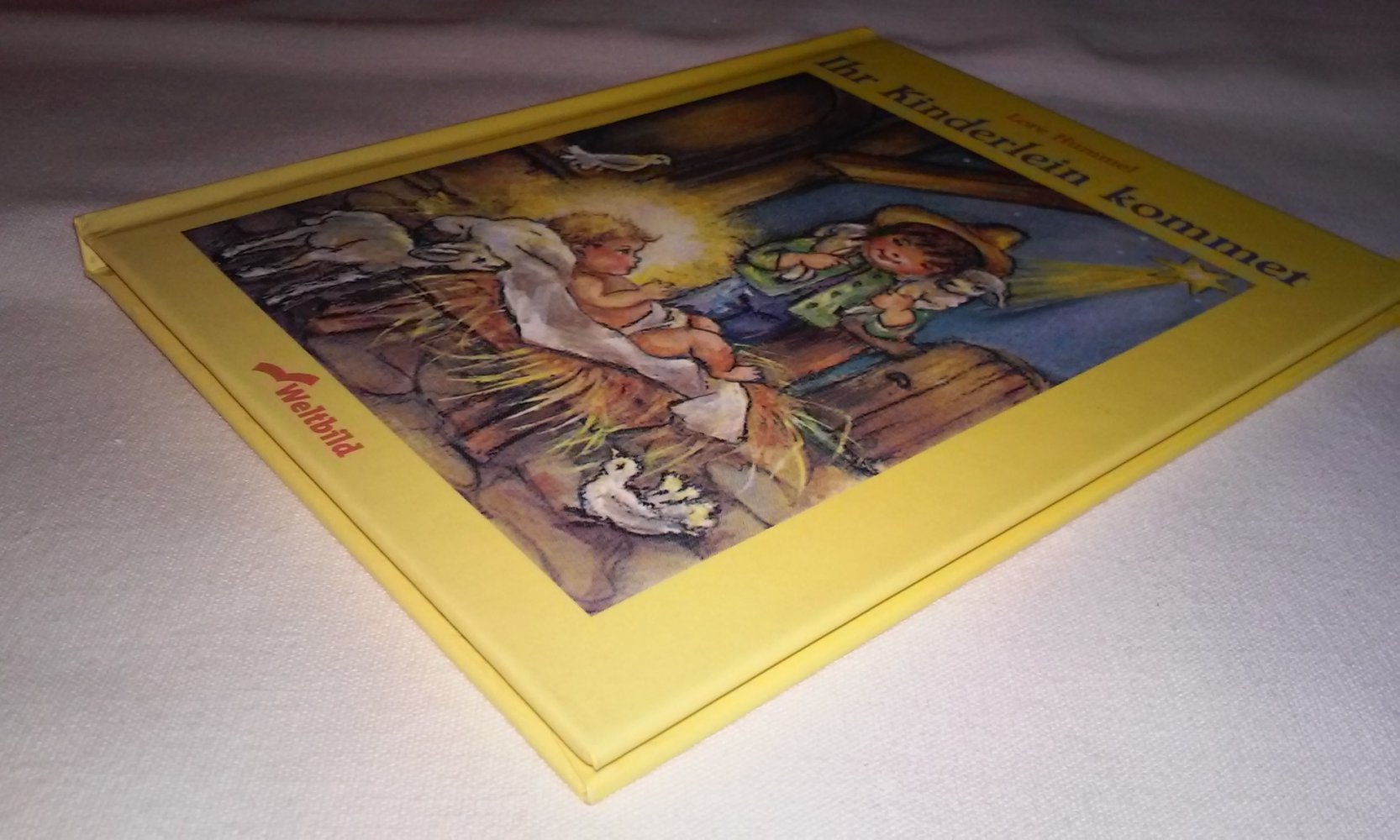 Ihr Kinderlein kommet  Weihnachtsbuch inkl. Weihnachtslieder illustriet von Lore Hummel  Sammlerstück