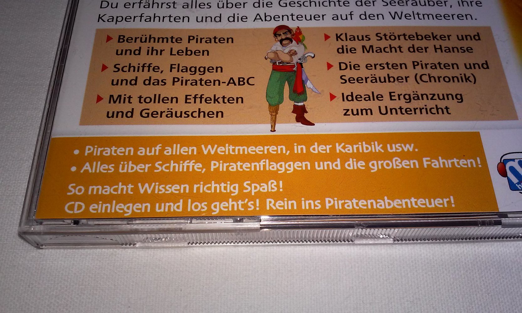 Welt der Piraten-Alles über Piraten,Kaperfahrten und Schätze  Abenteuer Mein Hörbuch Audio-CD