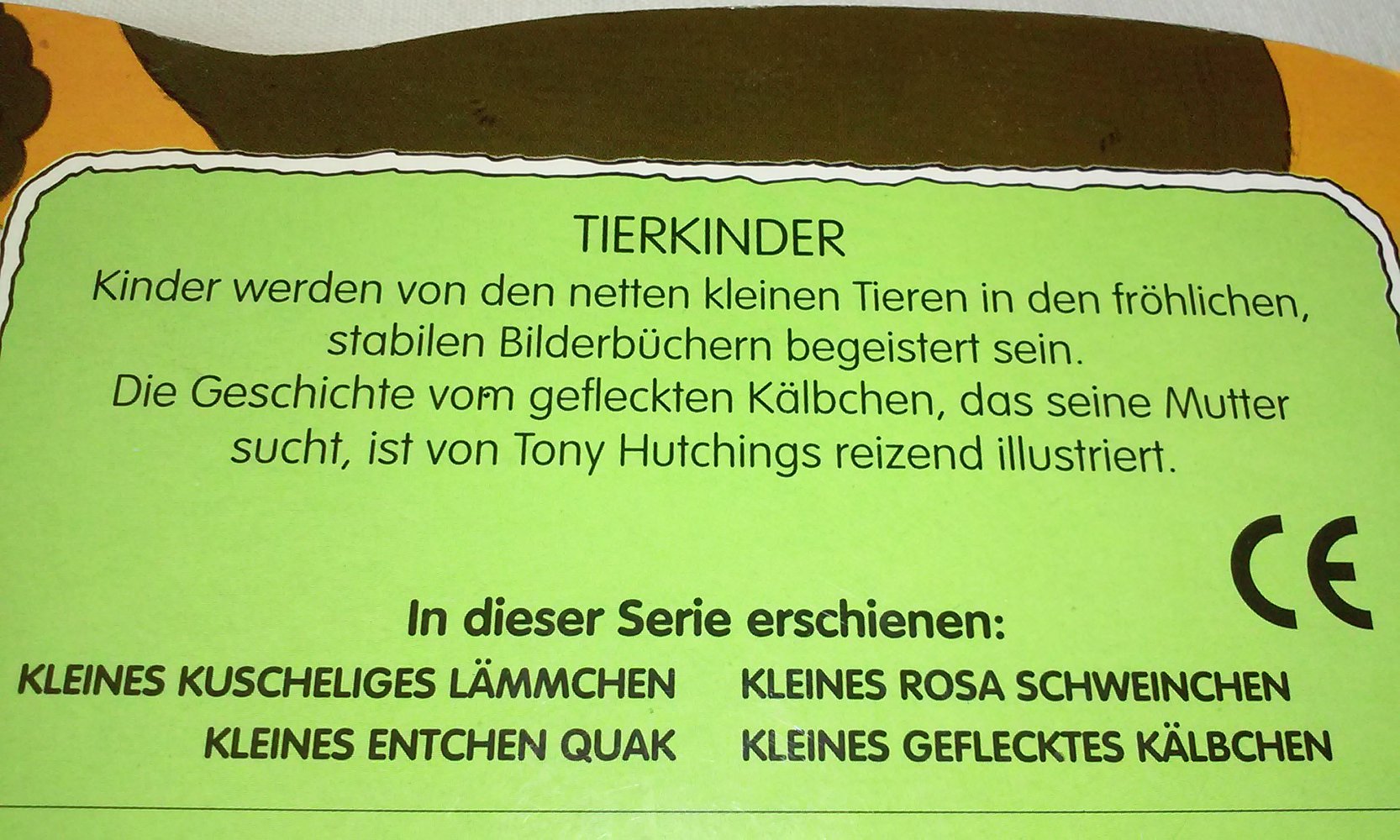 Formbücher Kälbchen, Löwe und Panda  Kinderbücher 