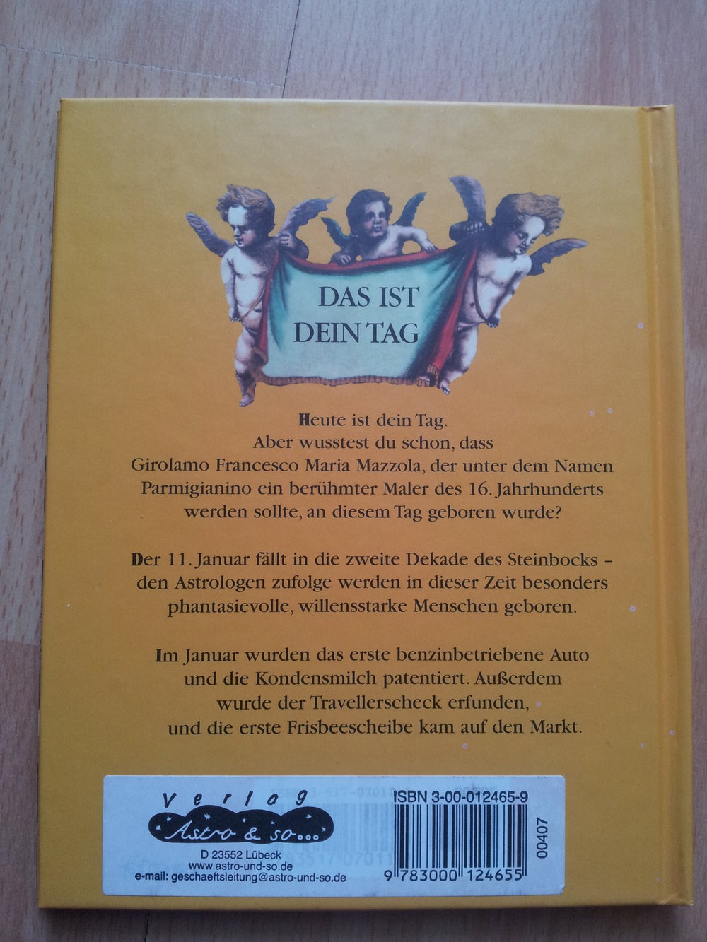 Buch Horoskop - Dein Tag 11. Januar  - Astrologie