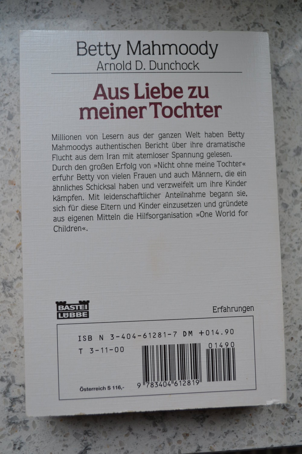 Aus Liebe zu meiner Tochter