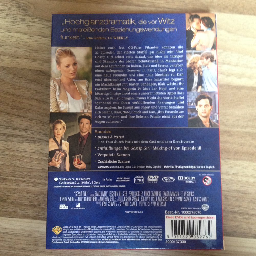 Gossip Girl – Die komplette vierte Staffel