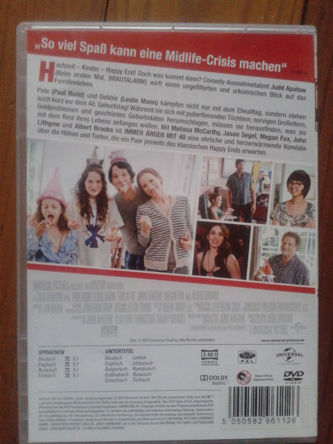 DVD Immer Ärger mit 40, Komödie, lustig