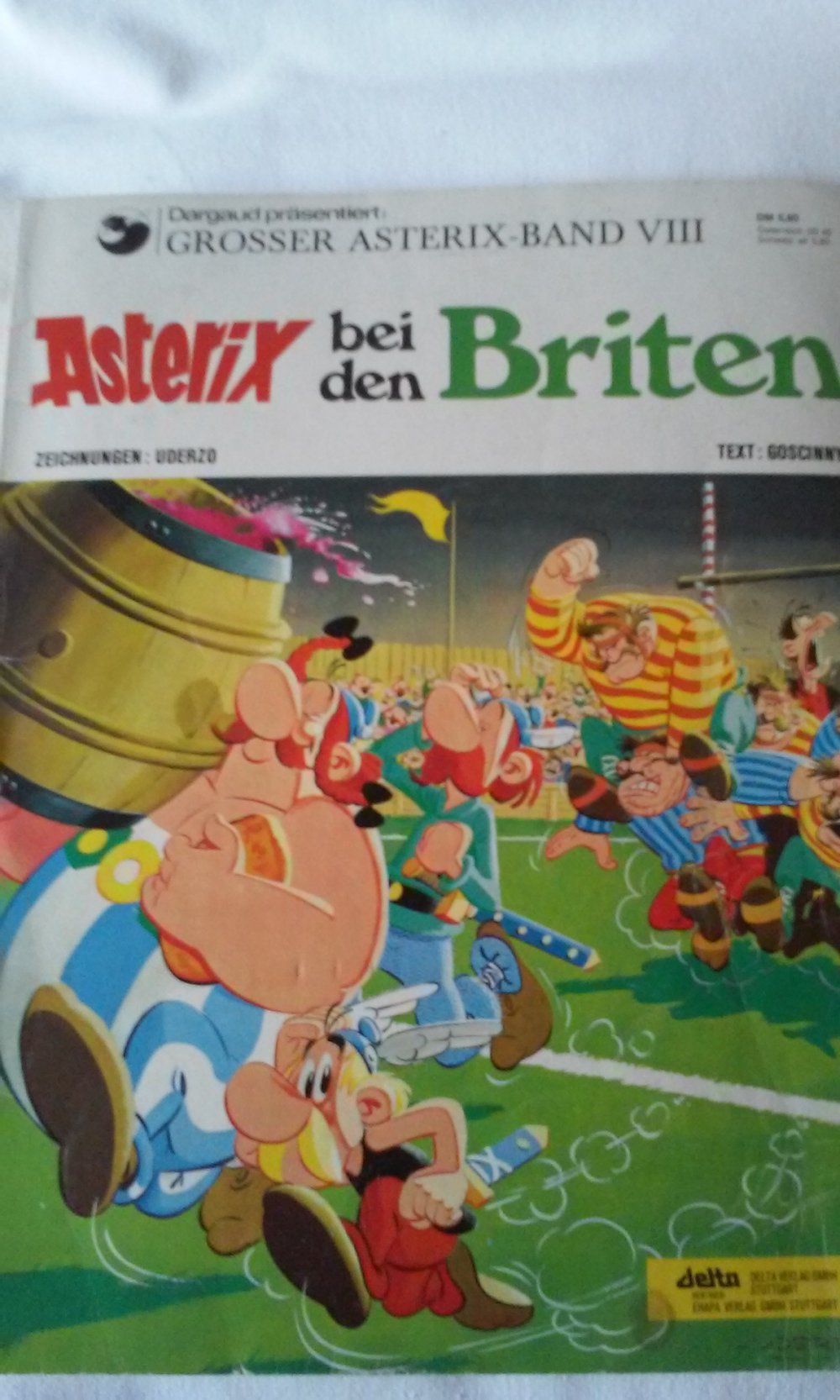 3 Comic´s Asterix bei den Briten, Onkel Dagobert und Donald Duck 