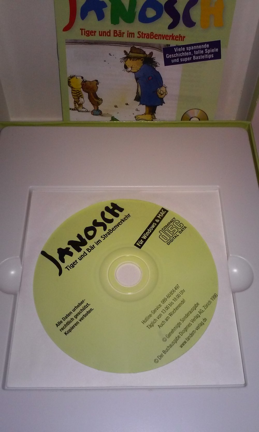  Janosch - Tiger und Bär im Straßenverkehr  Spielen Basteln Lernen  PC CD-Rom