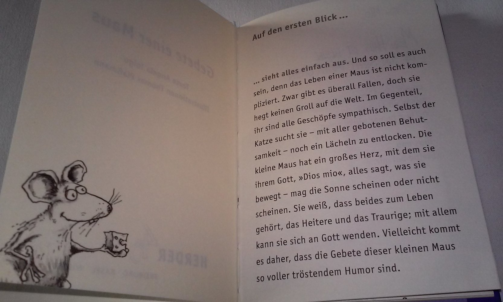 Gebete einer Maus  tolles Geschenkbüchlein Klassiker Sammlerstück Geschenktipp