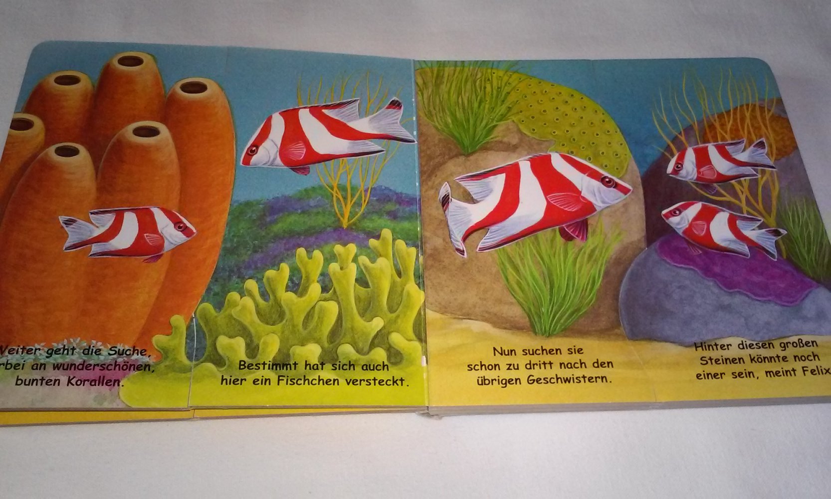 Ziehen und Staunen!: Felix, der Fisch - Ein Buch über Zahlen Pappbilderbuch