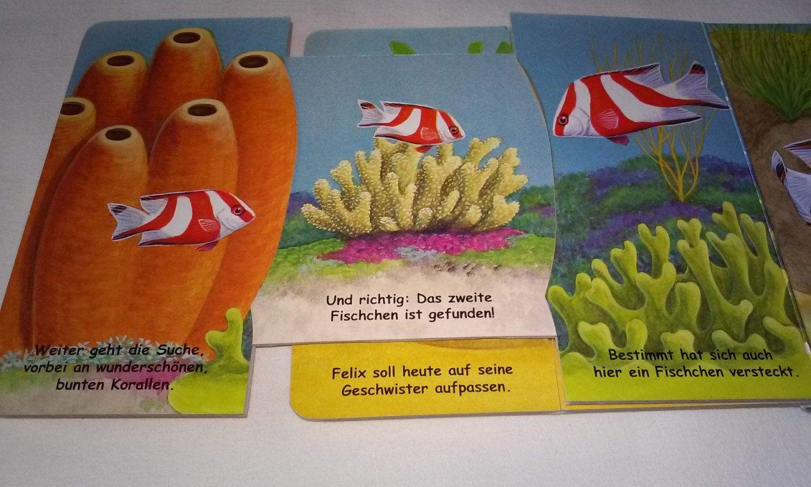 Ziehen und Staunen!: Felix, der Fisch - Ein Buch über Zahlen Pappbilderbuch