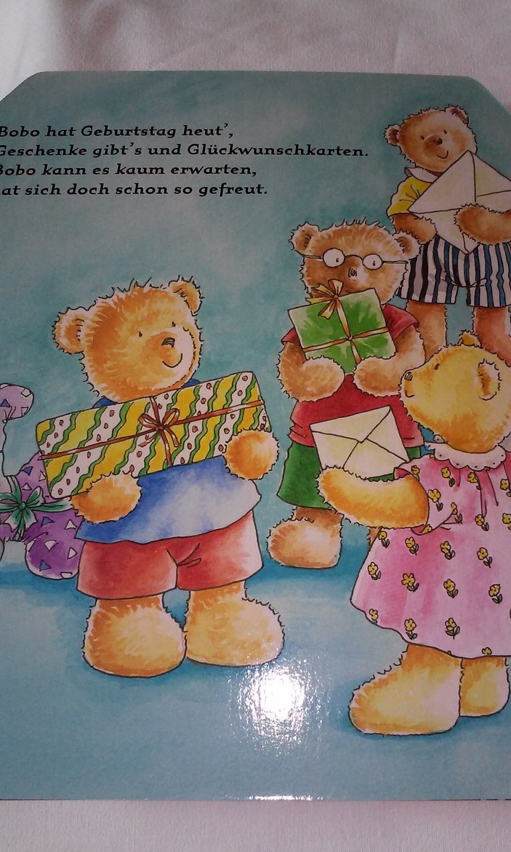 Herzlichen Glückwunsch, Bobo Bär Bobos Geburtstag Kinderbuch Pappbilderbuch