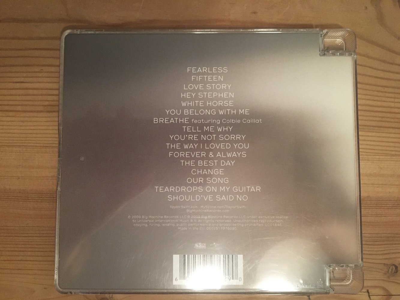 Fearless Album Taylor Swift 