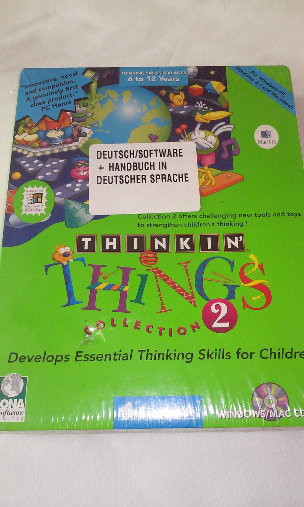 OVP Thinkin' Things Collection 2  Deutsch/Software und Handbuch in deutscher Sprache  Sammlerstück neu(eingeschweißt) Geschenktipp