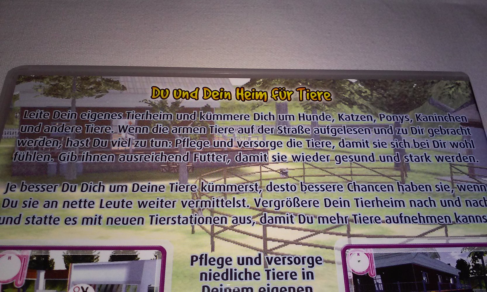 Du und Dein Heim für Tiere PC CD-ROM Sammlerstück