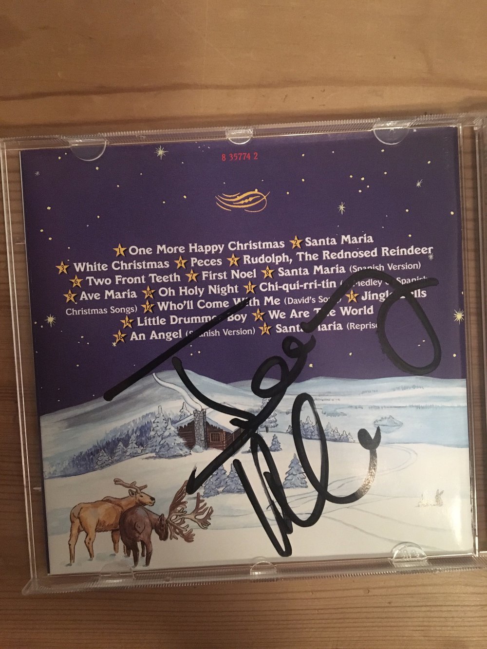 The Kelly Family Weihnachtsalbum mit Autogramm von Joe Kelly (Original, kein Abgedrucktes)