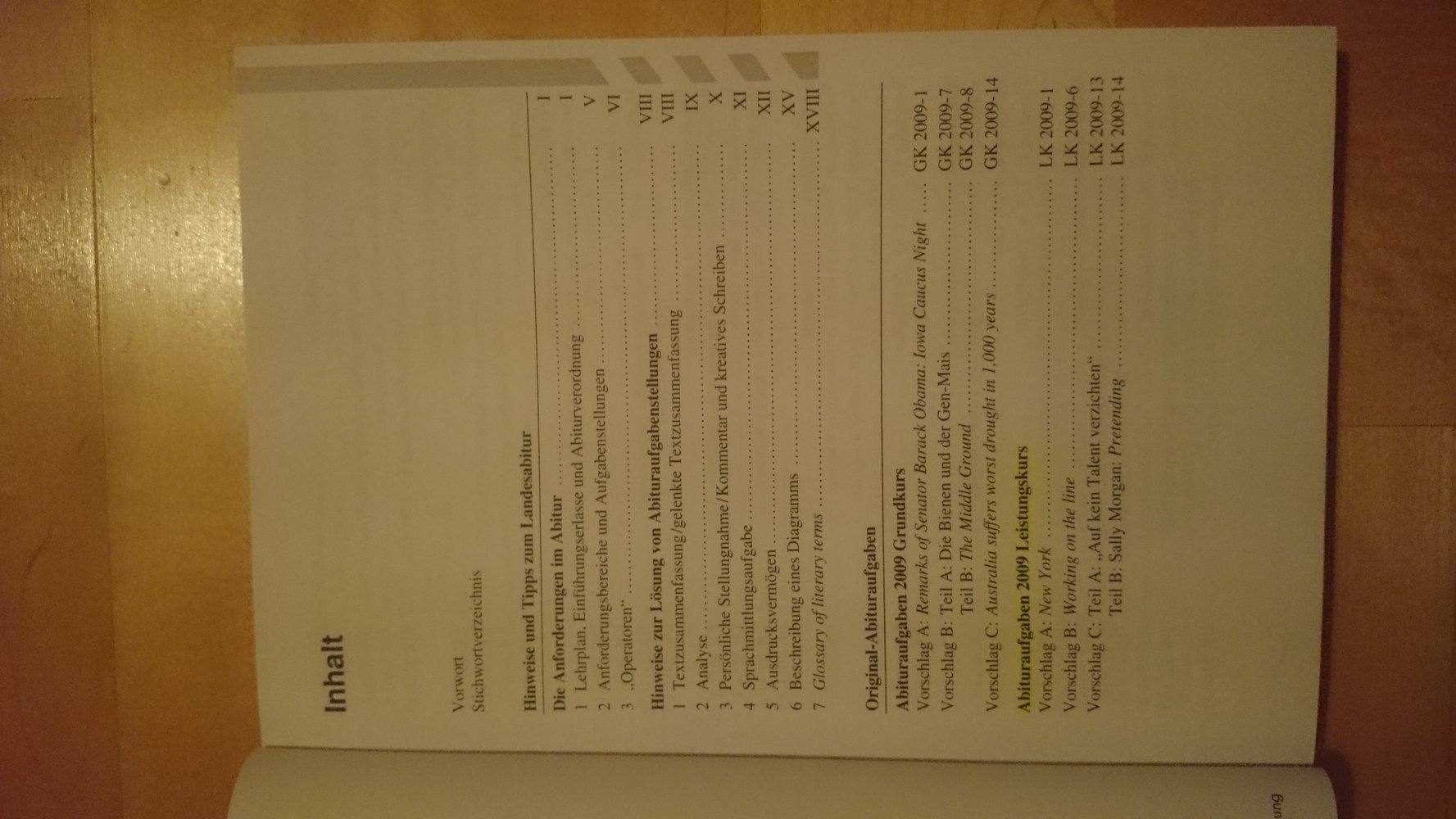 Englisch Abitur 