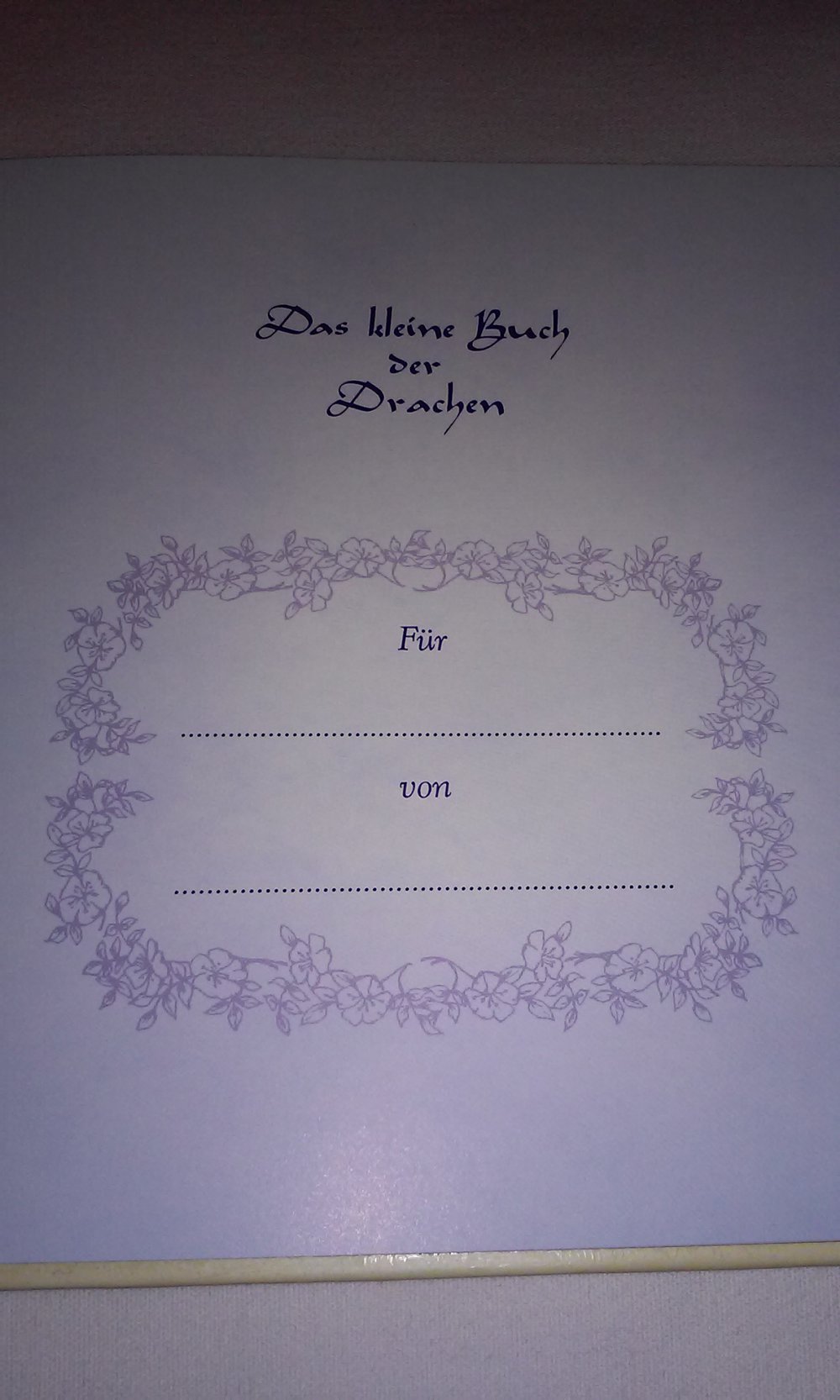 Das kleine Buch der Drachen  Geschenkbuch Sammlerstück