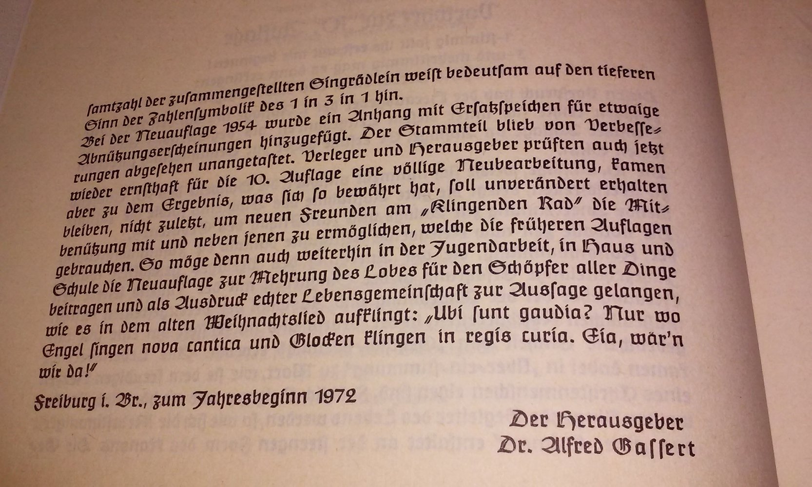 Ein klingend Rad mit 131 Speichen und 45 weiteren Kanons Liedertexte und Noten  Sammlerstück antik