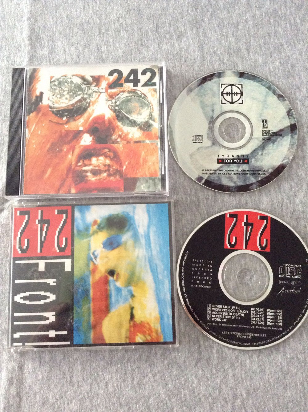 Front 242(Maxi) - Never stop! Und Front 242 (Album) - Tyranny for you