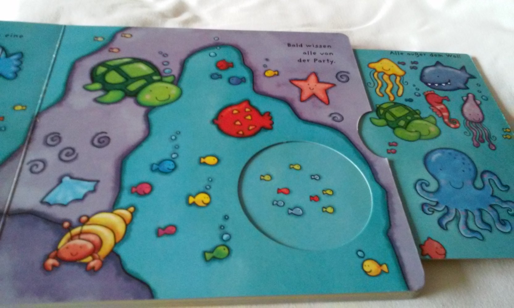 Im Meer Formen - Farben - Zahlen - Gegensätze  Pappbilderbuch mit Klappen uä Spielen u Lernen Kinderbuch wie neu Geschenktipp