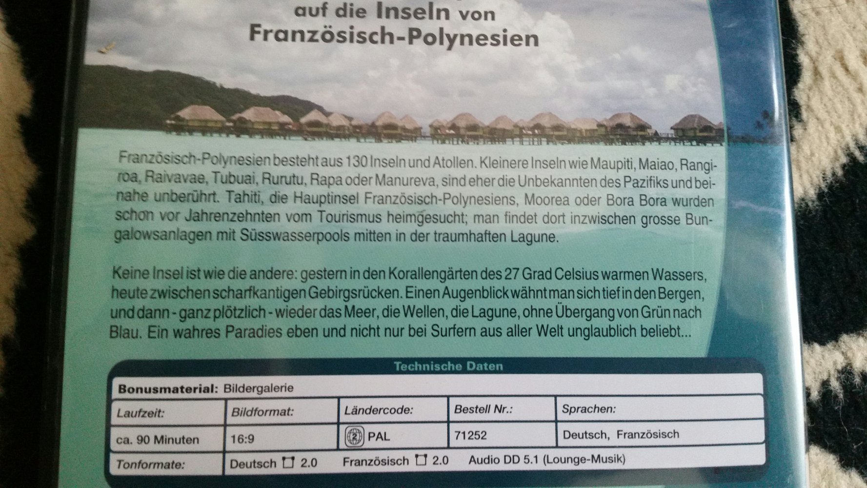 Dokumentation über die Südsee 