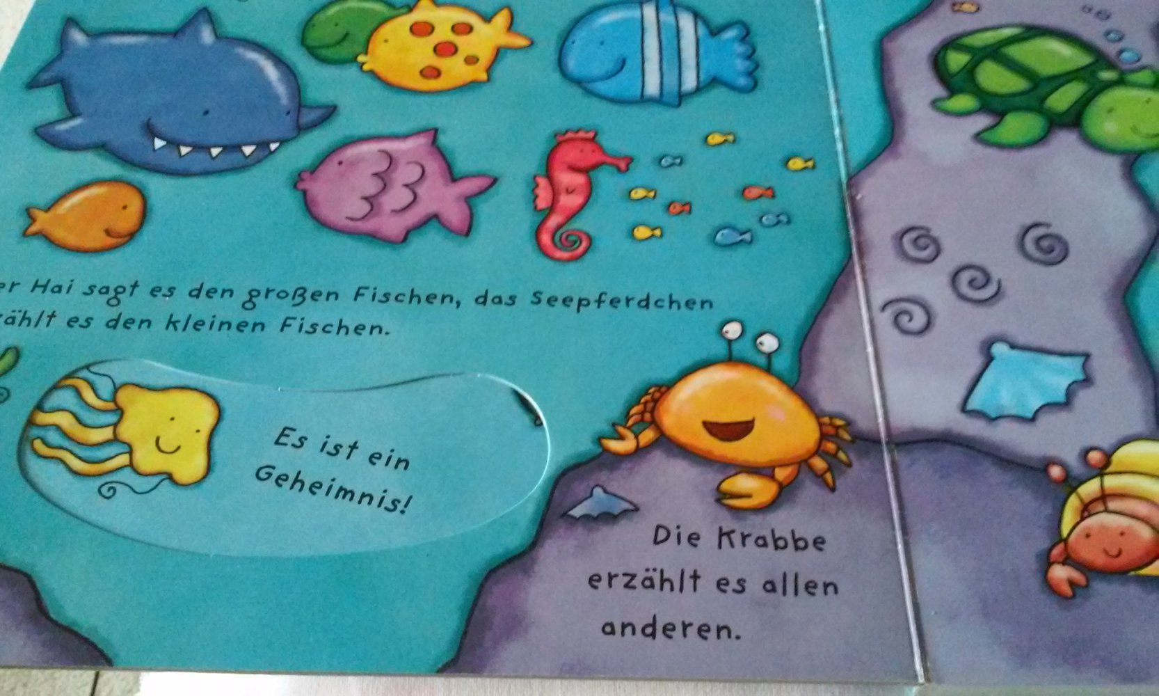 Im Meer Formen - Farben - Zahlen - Gegensätze  Pappbilderbuch mit Klappen uä Spielen u Lernen Kinderbuch wie neu Geschenktipp