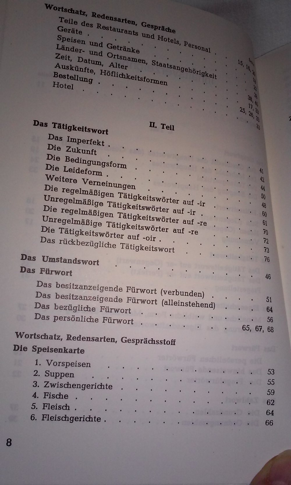 Französisch für Kellner, Köche und Hotelangestellte