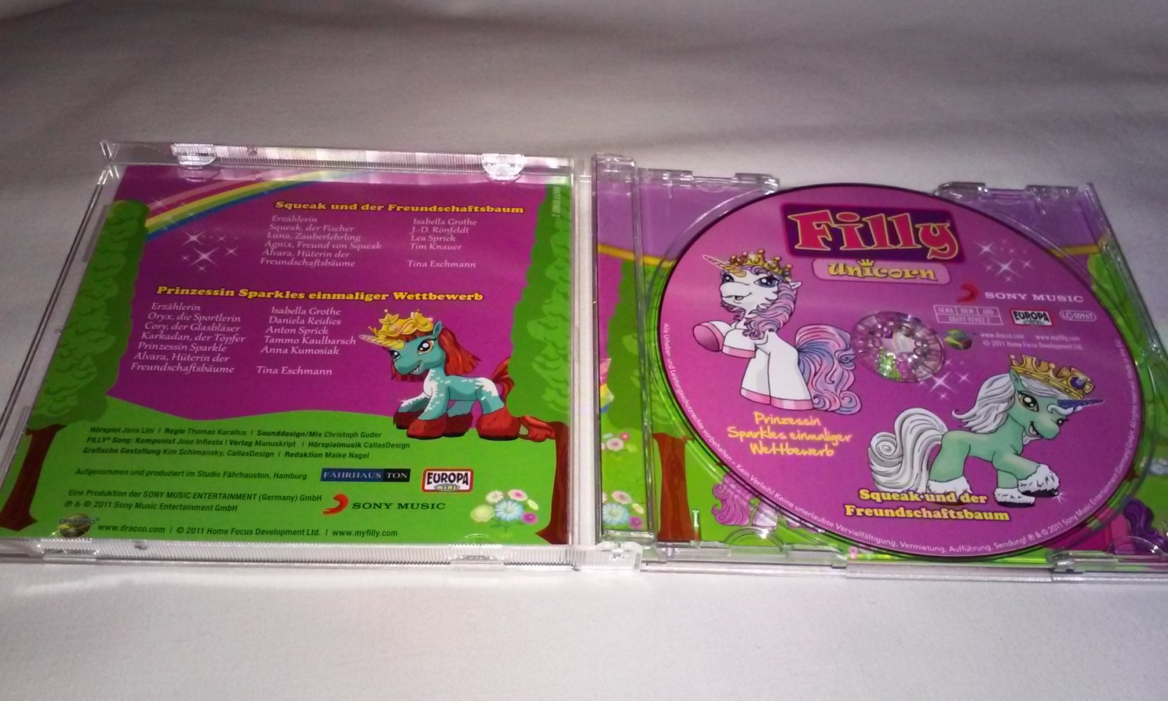 Filly Unicorn-Squeak und der Freundschaftsbaum Audio CD Hörspielgeschichten 