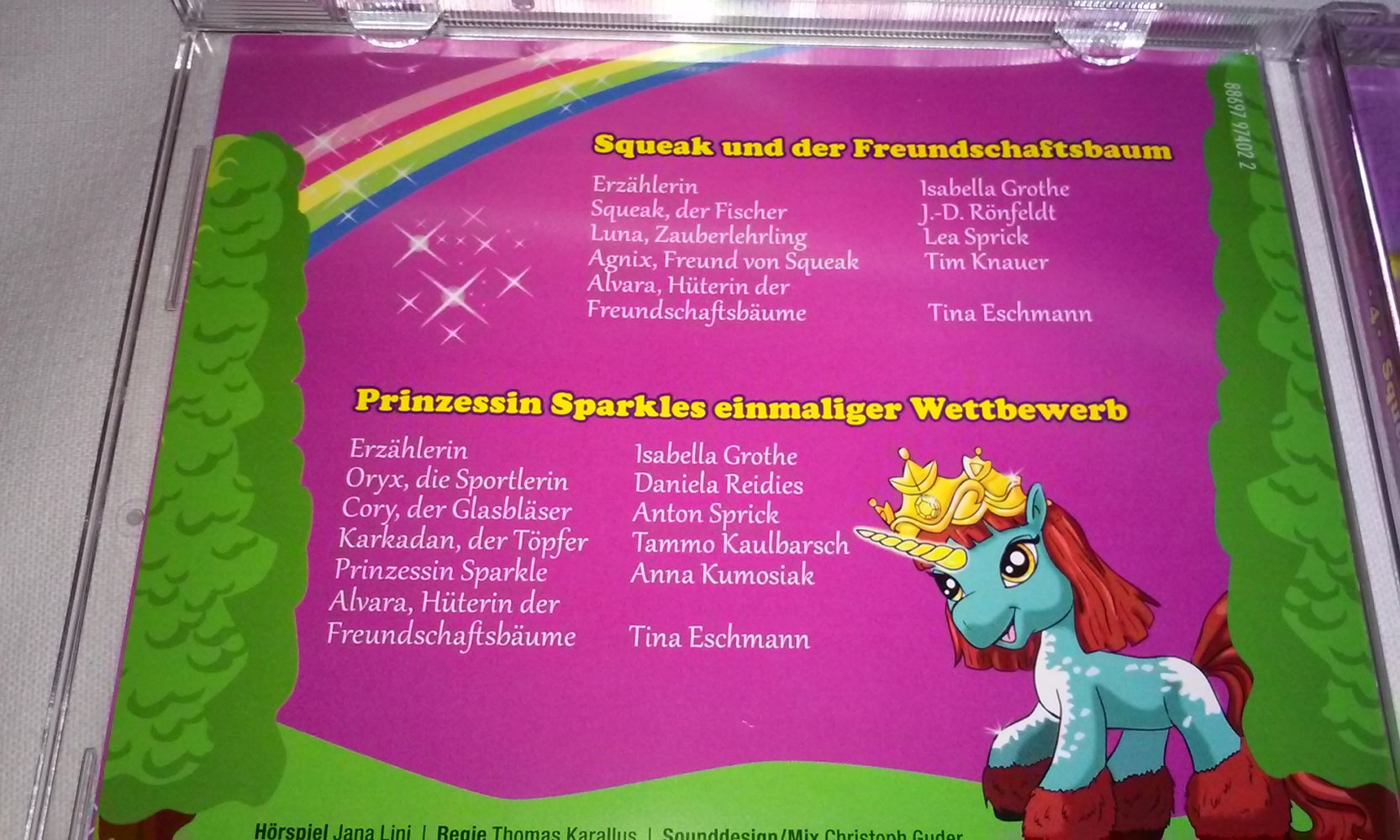 Filly Unicorn-Squeak und der Freundschaftsbaum Audio CD Hörspielgeschichten 