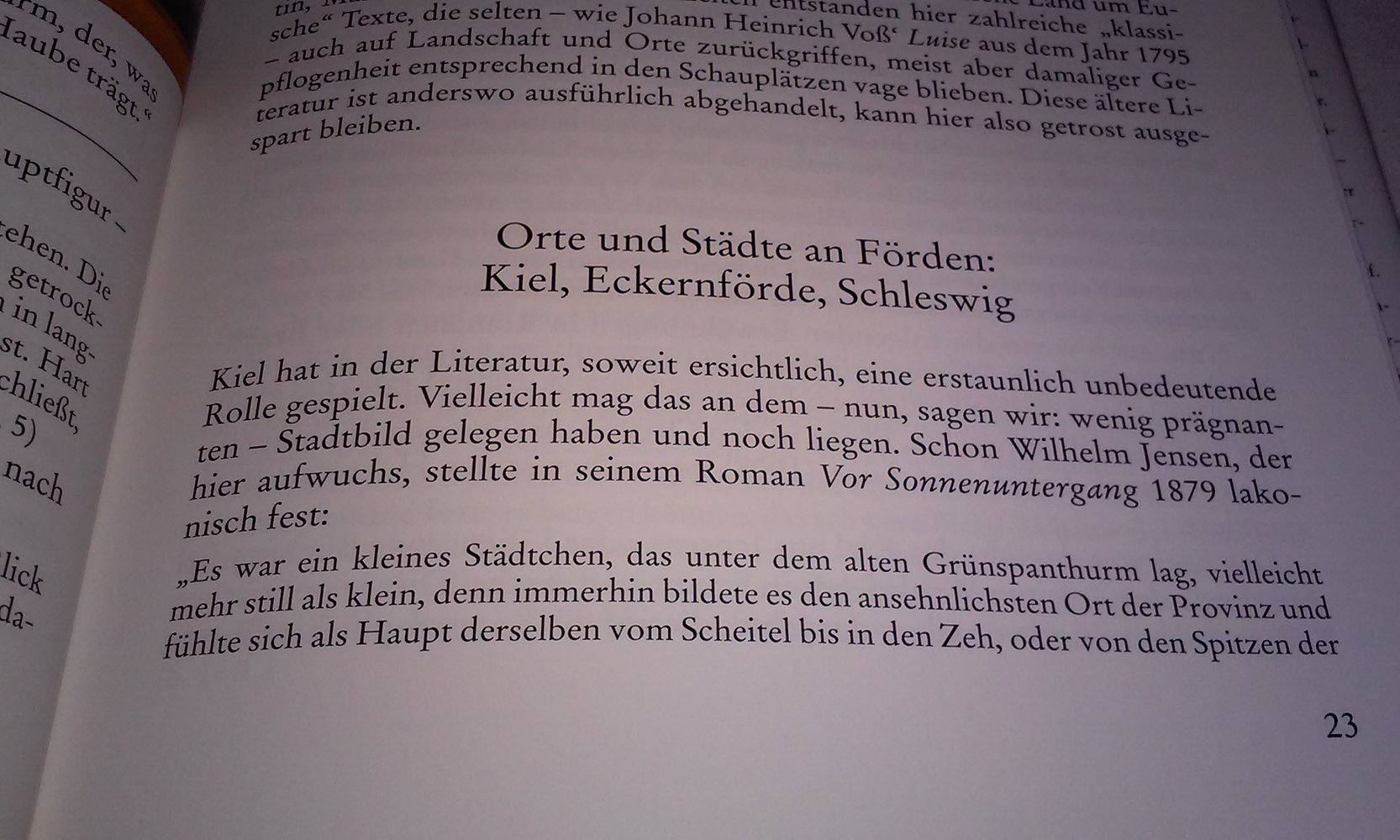 Schleswig-Holstein literarisch: Orte und Landschaften in der Literatur  Sammlerstück Geschenktipp