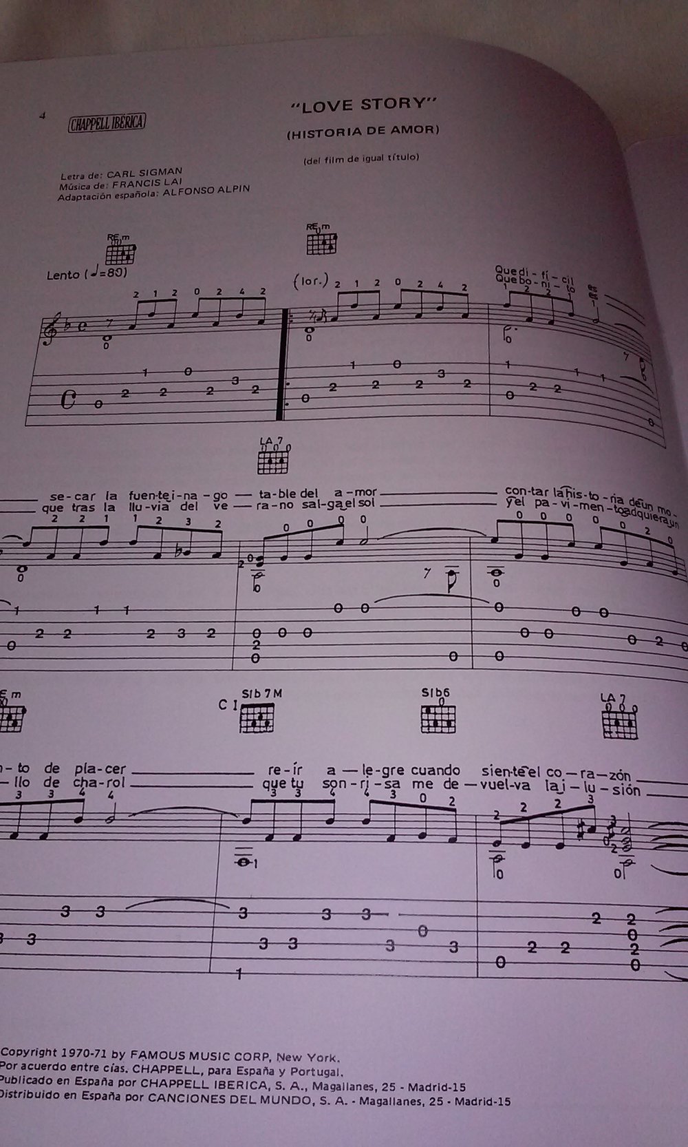Album de Guitarra Facil No. 2 Notenbuch  Sammlerstück Rarität