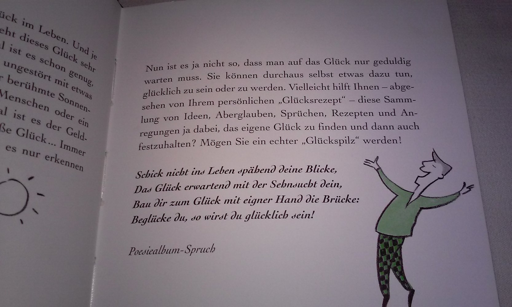 Das kleine Glückszauberbuch  Geschenkbuch Sammlerstück