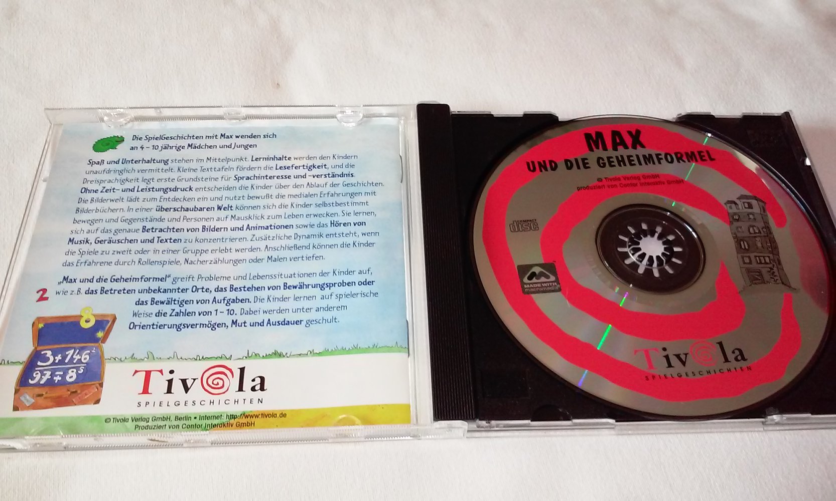 Max und die Geheimformel (die Zahlensuche in Onkel´s Haus) PC CD- ROM MAC System
