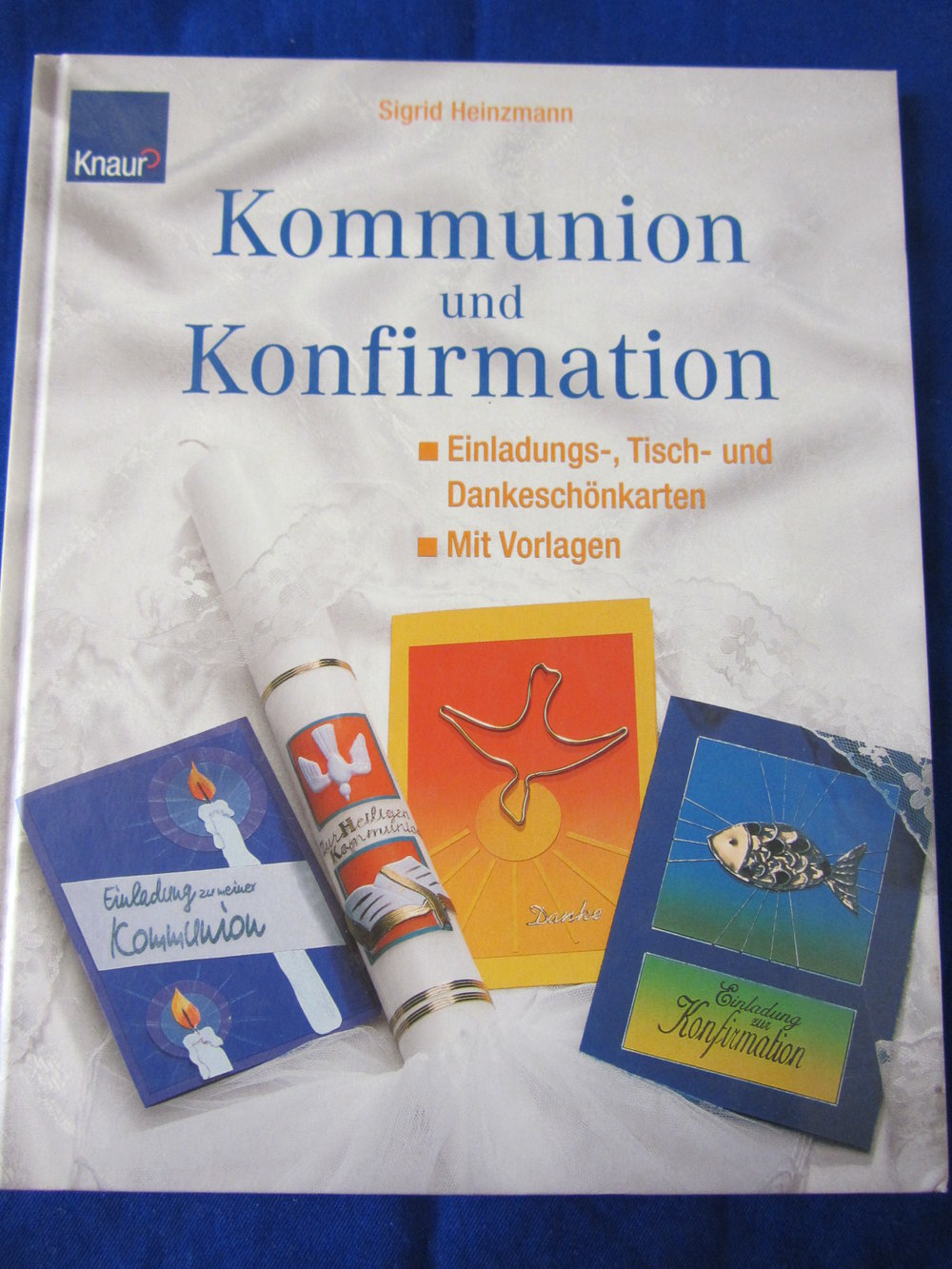 KOMMUNION & KONFIRMATION Einladungs- Tisch- + Dankeschönkarten * SIGRID HEINZMANN