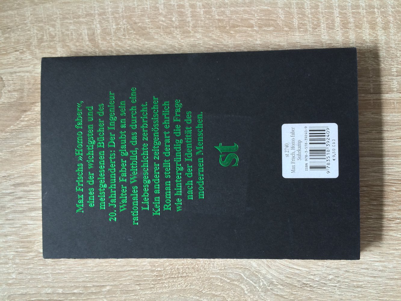 Homo Faber, ein Bericht - Max Frisch