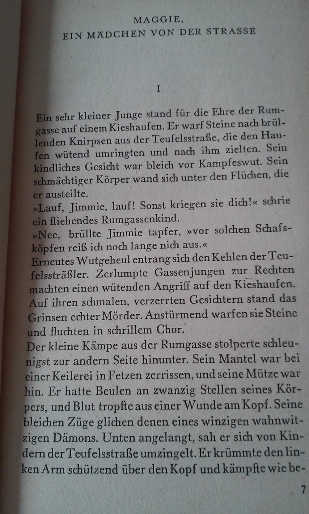 Stephen Crane Kleine Romane und Erzählungen  antik Sammlerstück Leineneinband