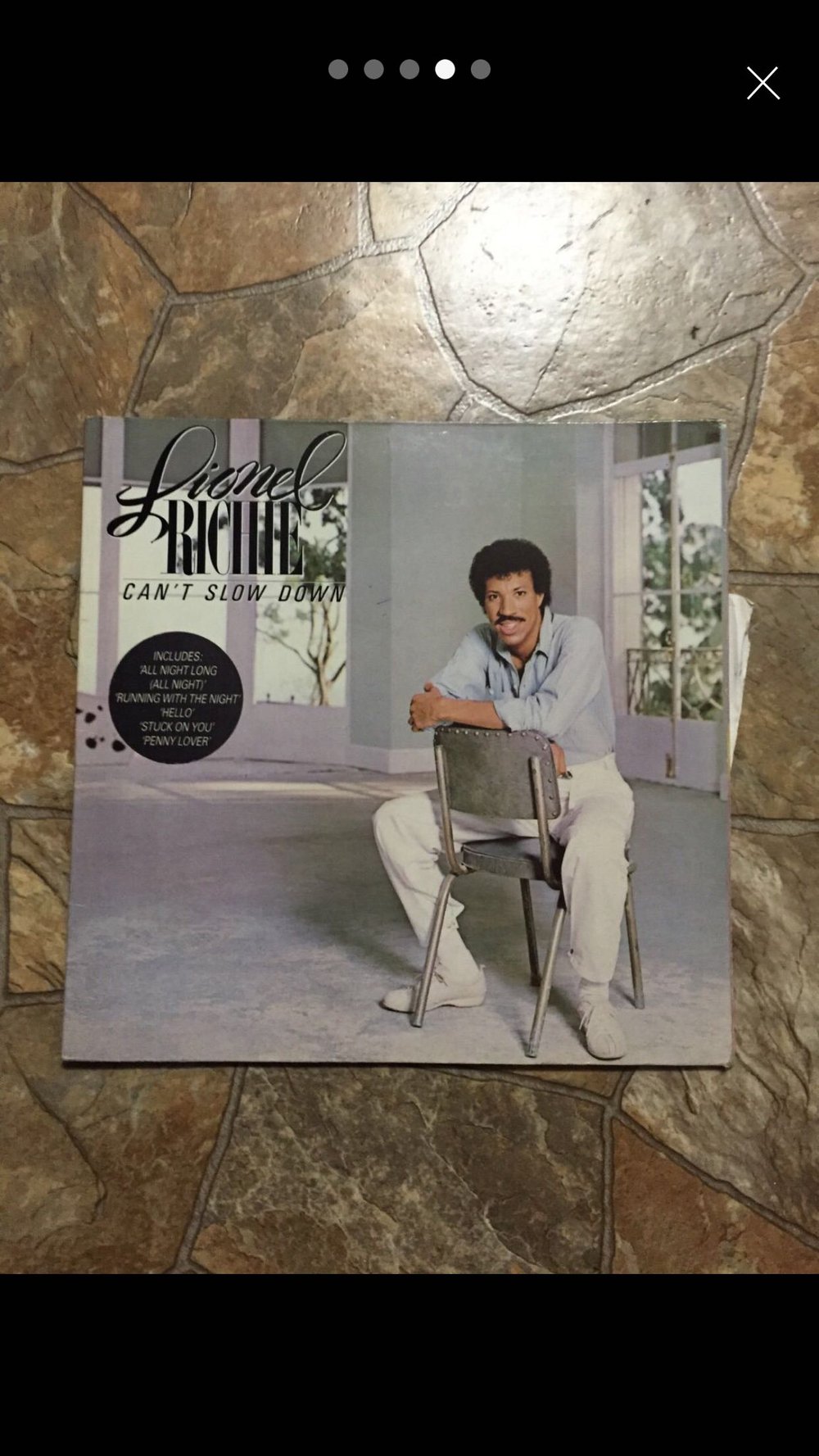Lionel richie Schallplatte 