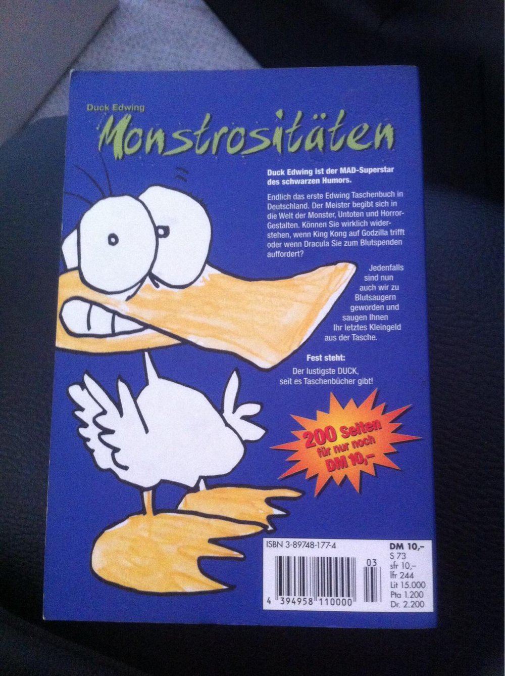 MAD Monstrositäten * Duck Edwing * rar Sammler 