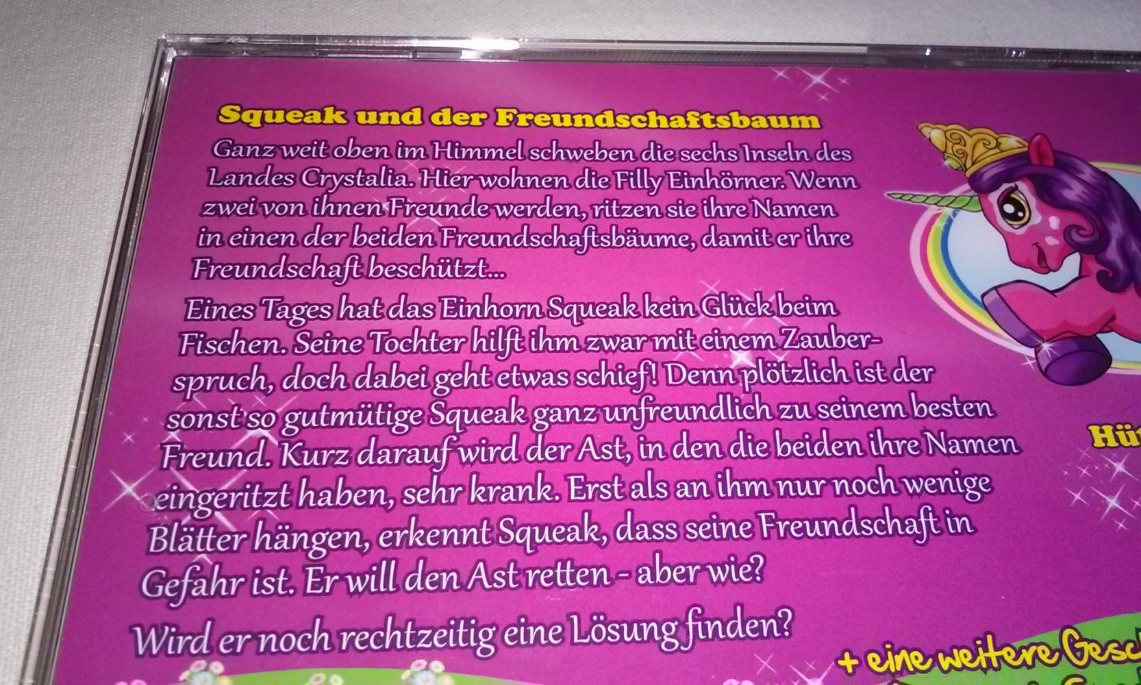 Filly Unicorn-Squeak und der Freundschaftsbaum Audio CD Hörspielgeschichten 
