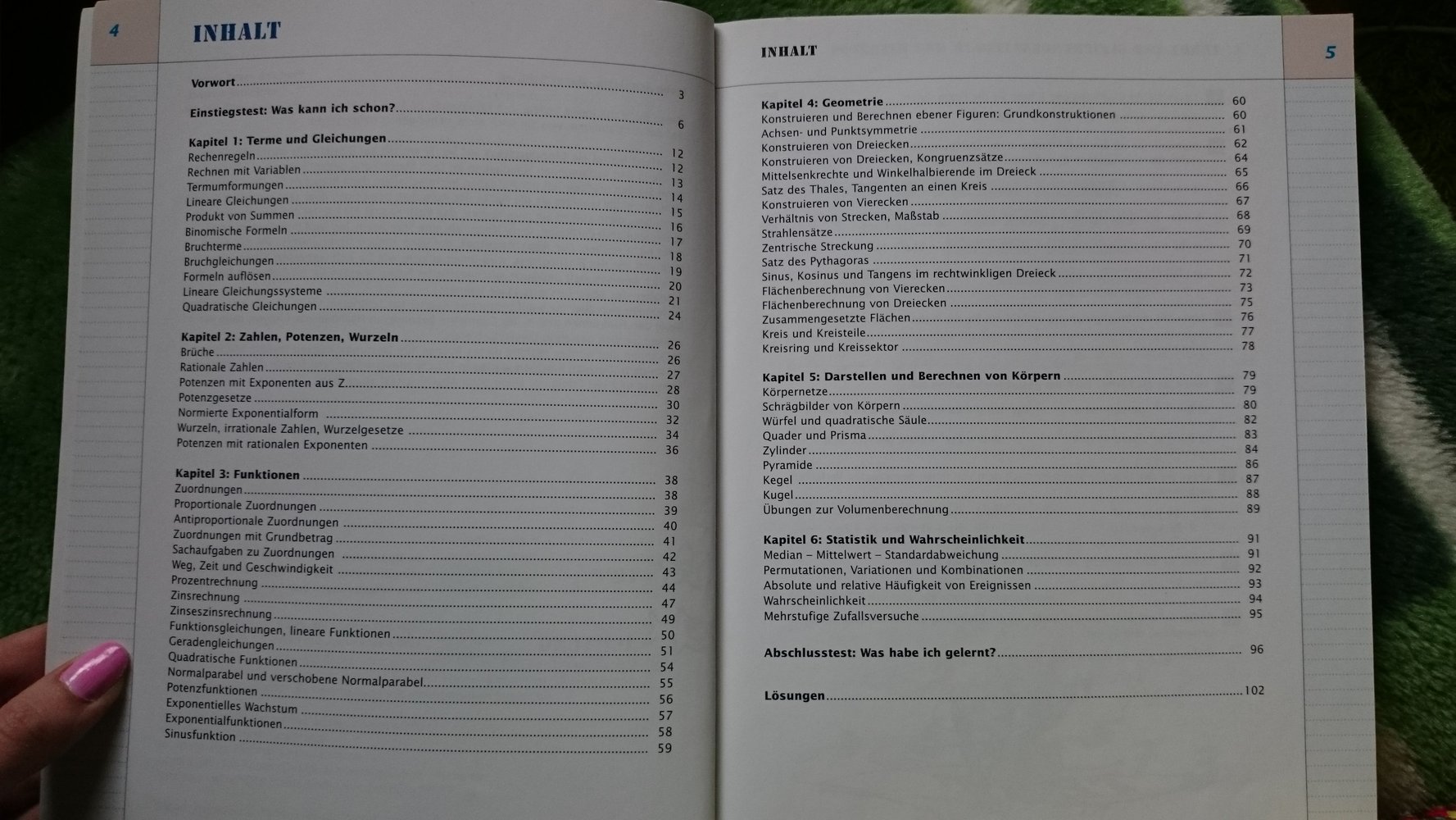 Gute Noten in Mathe 