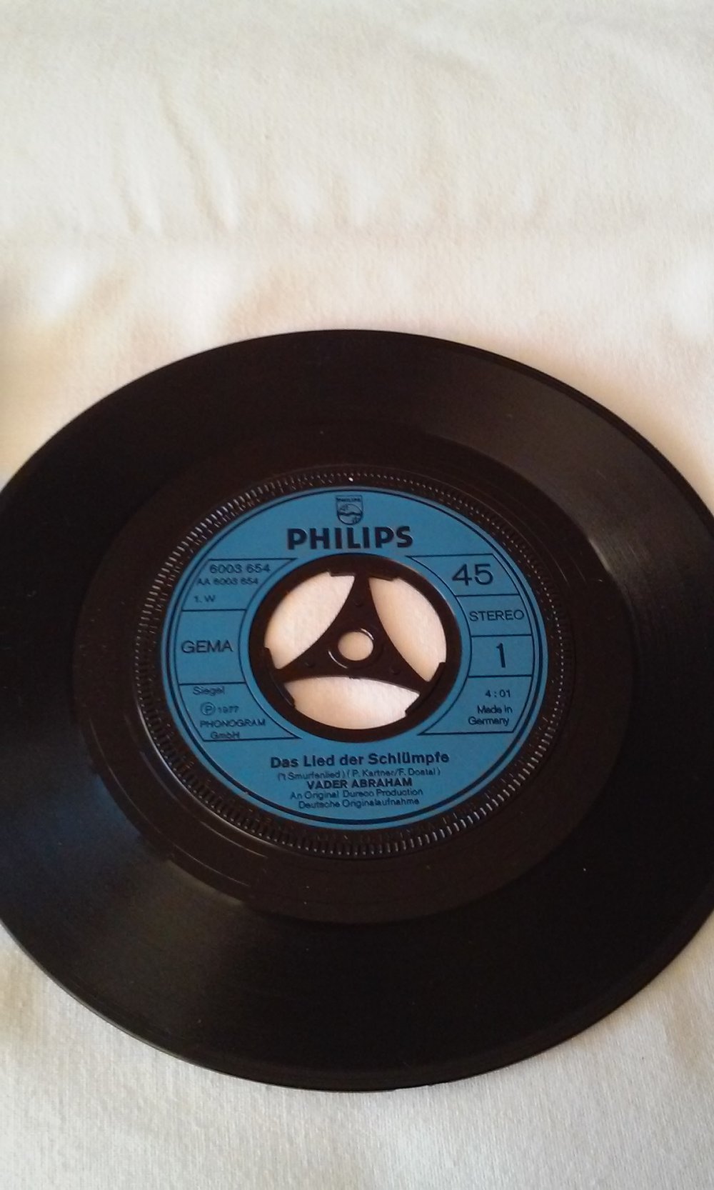 Vader Abraham - Das Lied Der Schlümpfe - Philips Hit-Single Vinyl/Schallplatte Sammlerstück