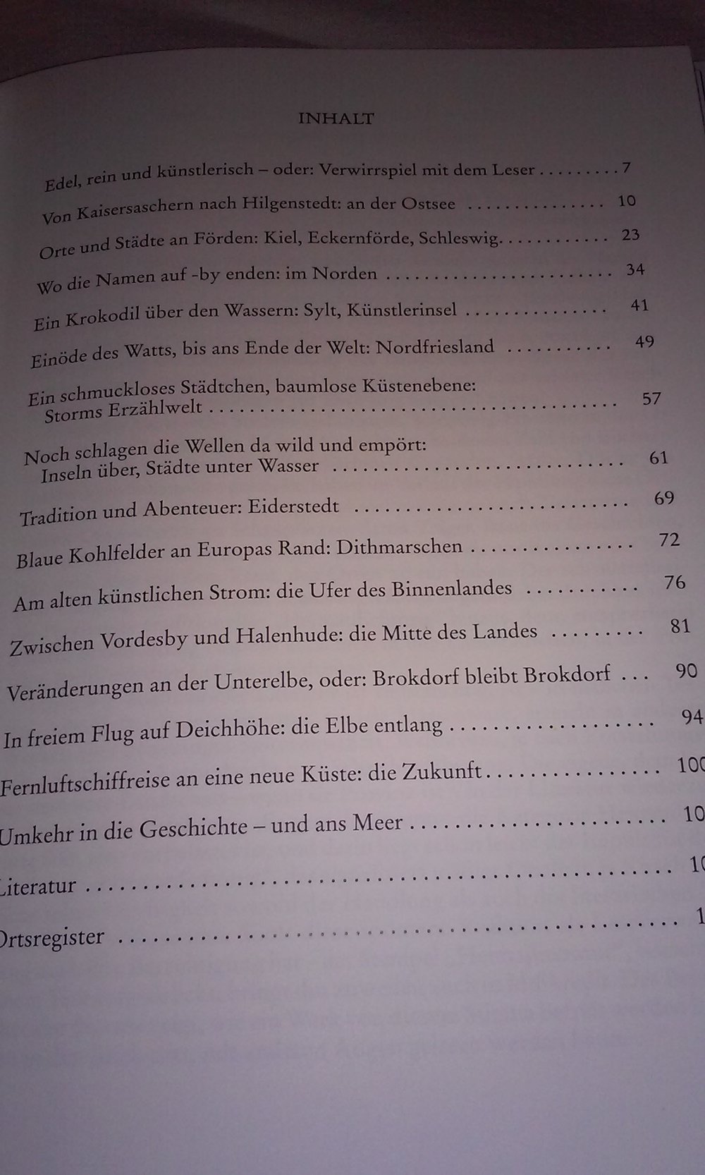 Schleswig-Holstein literarisch: Orte und Landschaften in der Literatur  Sammlerstück Geschenktipp