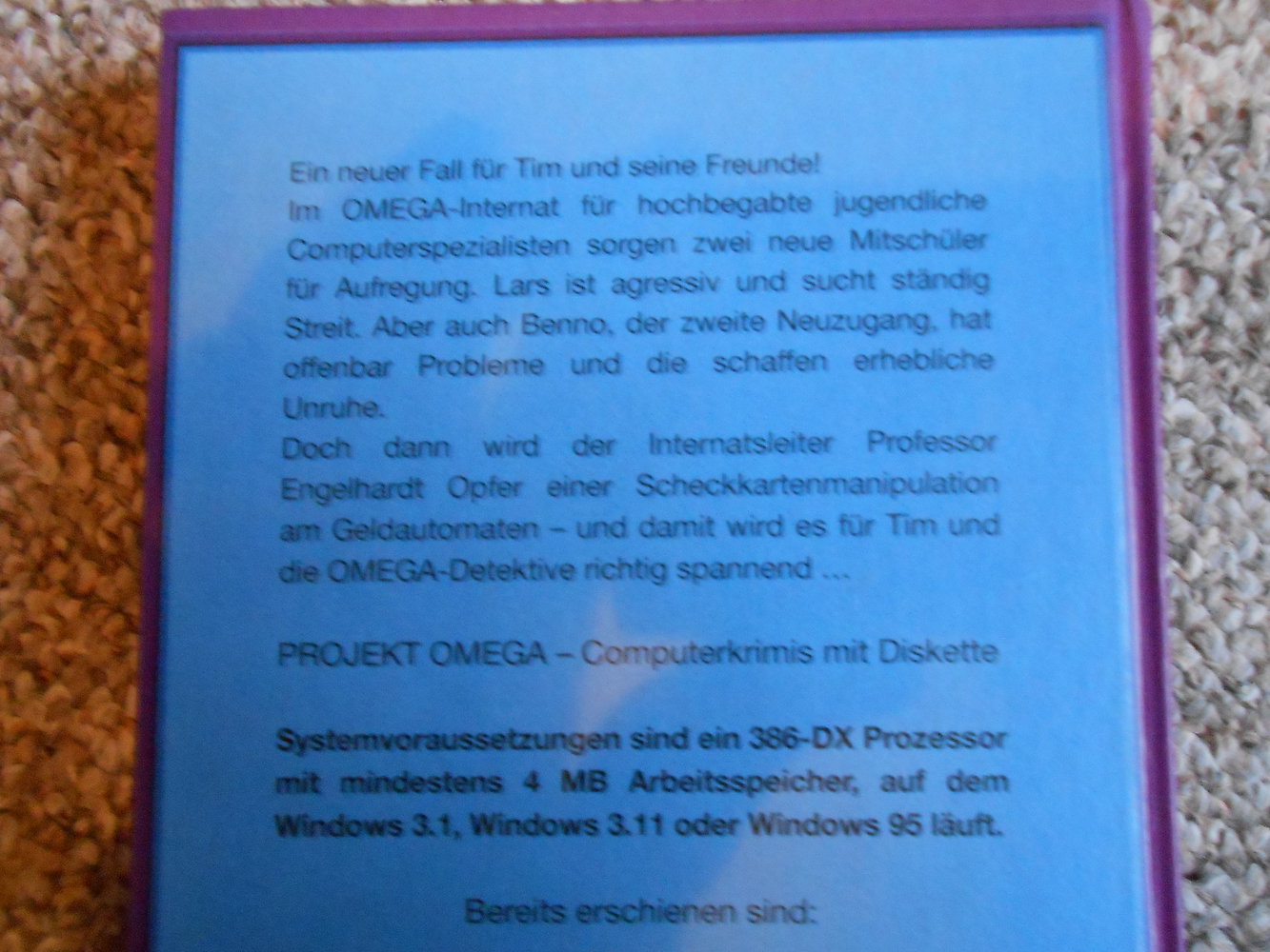 Projekt Omega ( Christian Spanik)