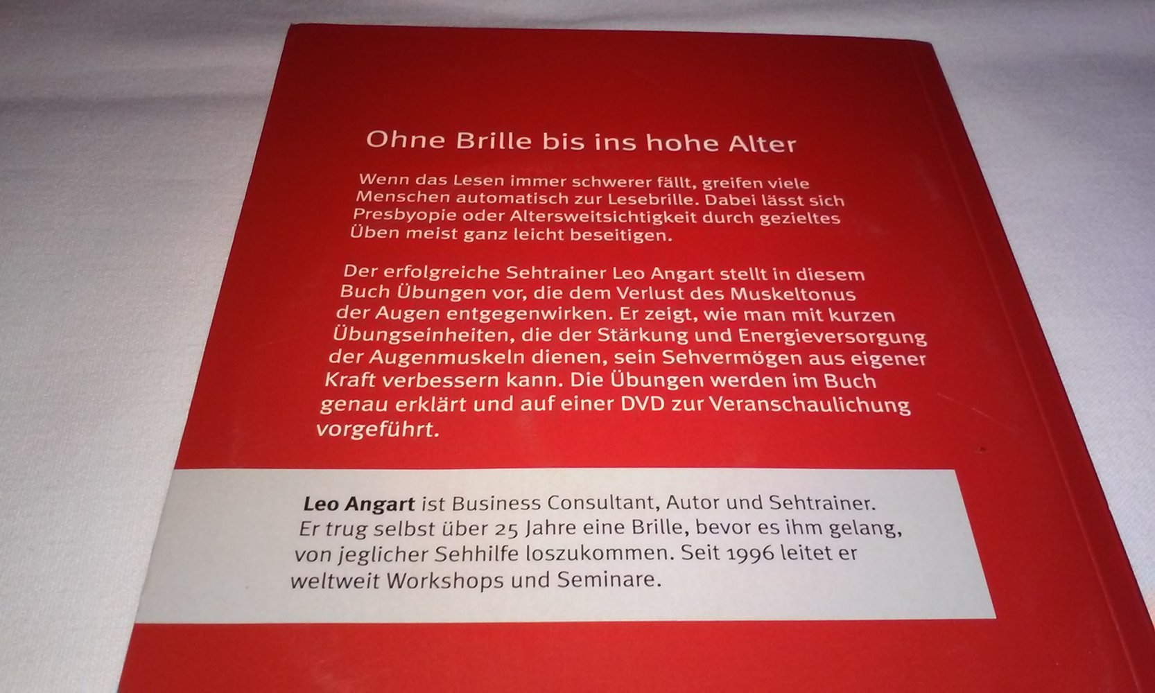 Wieder lesen ohne Brille: Einfache Übungen bei Altersweitsichtigkeit Buch mit CD in OVP