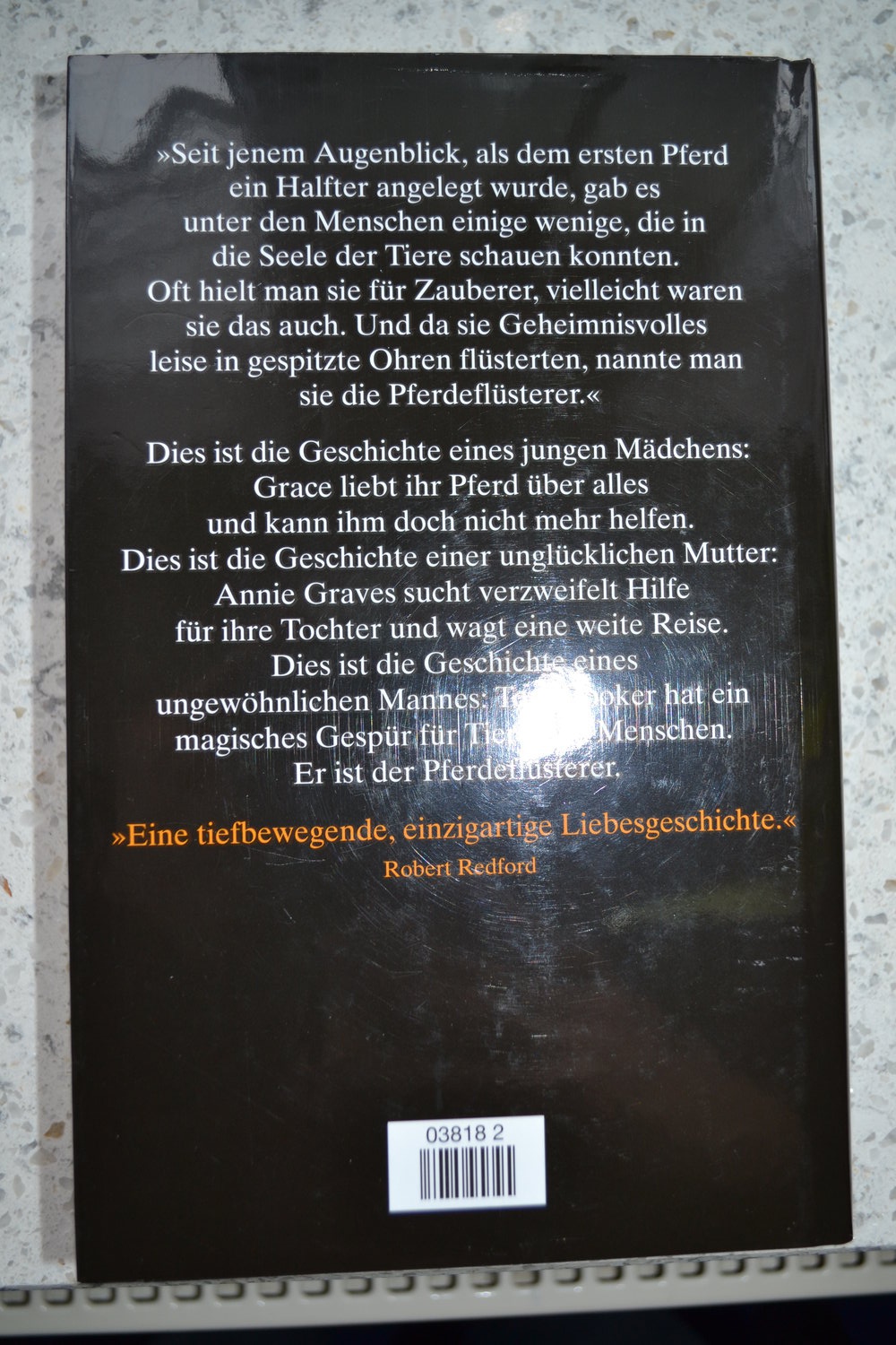 Der Pferdeflüsterer, Roman verfilmt mit Robert Redford