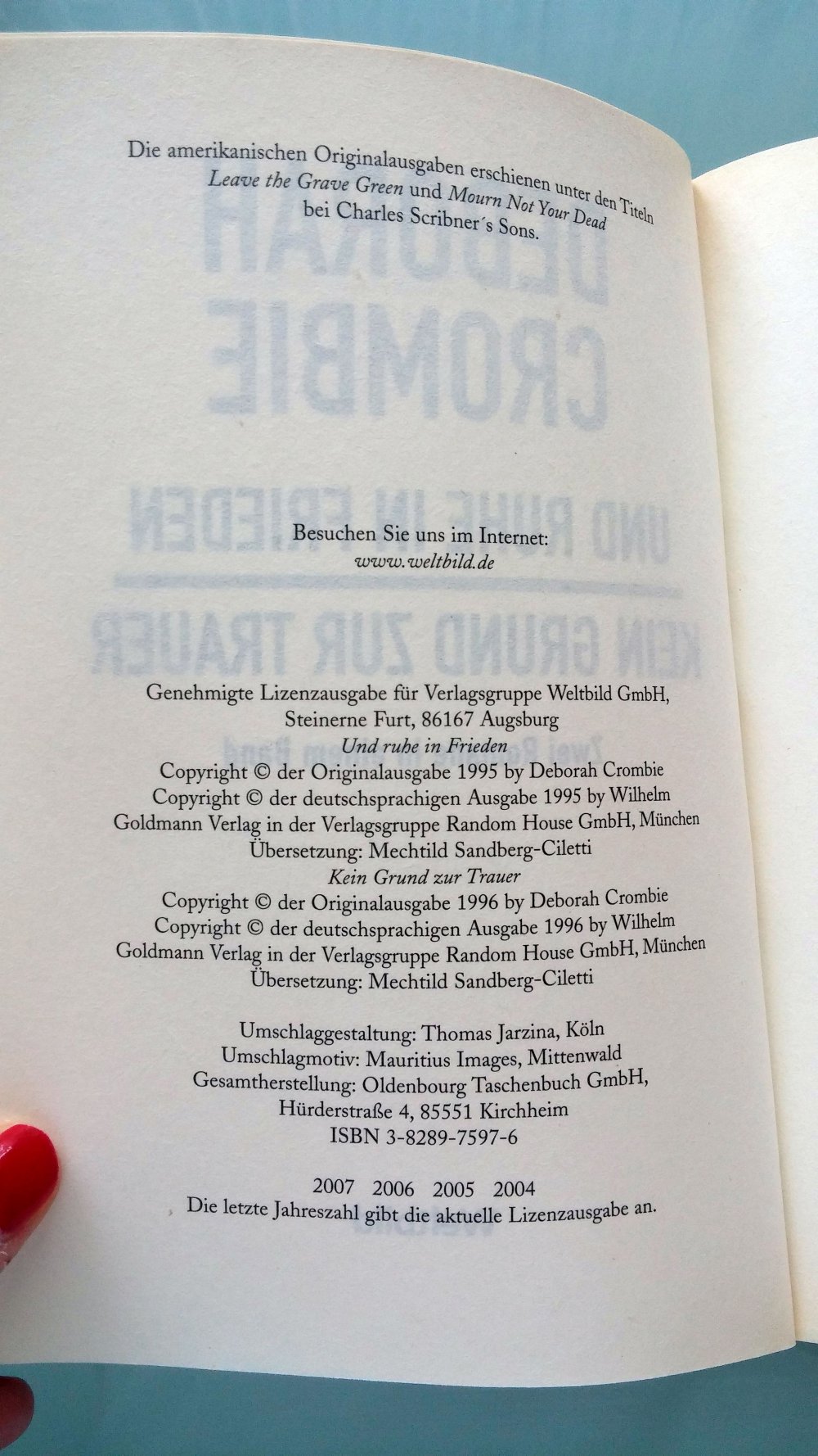 Deborah Crombie 2 in1 Inspectorfälle