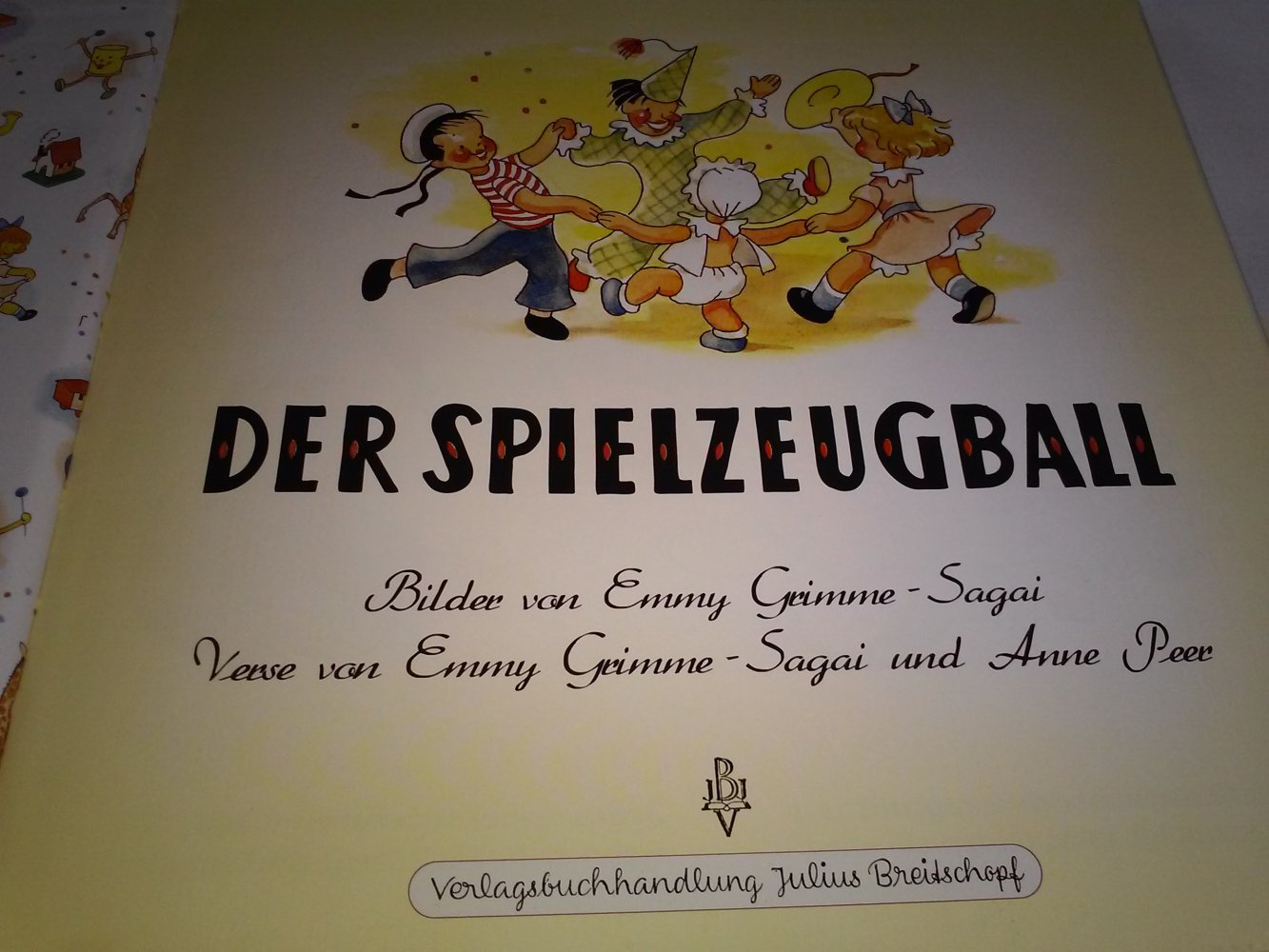 Peter und das Sandmännchen/Der Spielzeug Ball -Reprint der Breitschopf Erstausgabe 